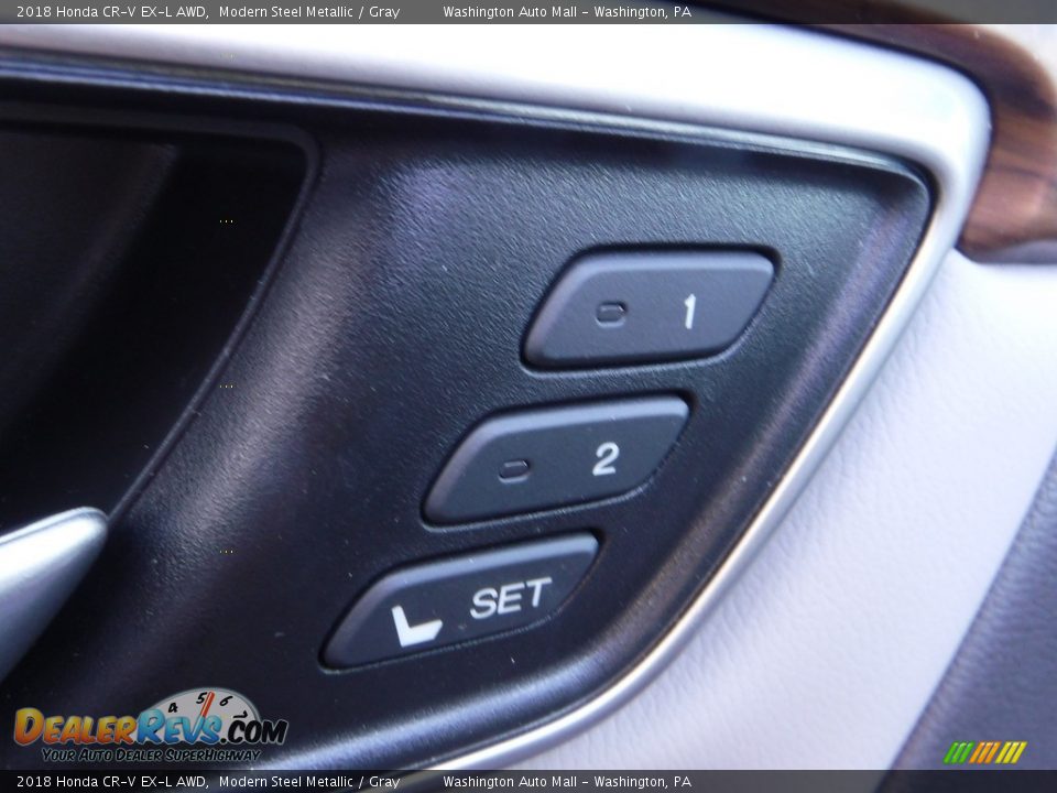 2018 Honda CR-V EX-L AWD Modern Steel Metallic / Gray Photo #13