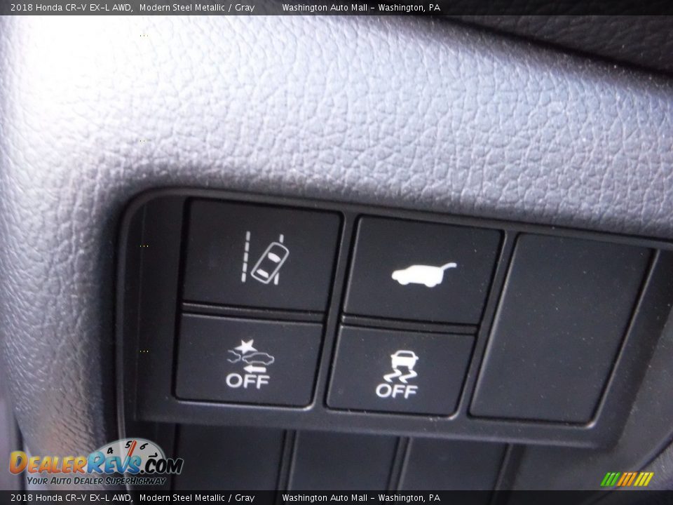 2018 Honda CR-V EX-L AWD Modern Steel Metallic / Gray Photo #15