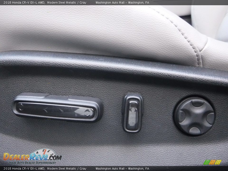 2018 Honda CR-V EX-L AWD Modern Steel Metallic / Gray Photo #17