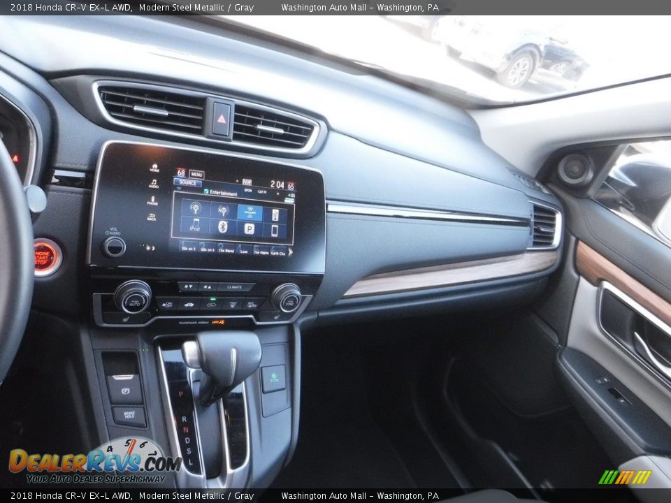 2018 Honda CR-V EX-L AWD Modern Steel Metallic / Gray Photo #18