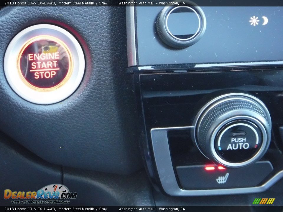 2018 Honda CR-V EX-L AWD Modern Steel Metallic / Gray Photo #21