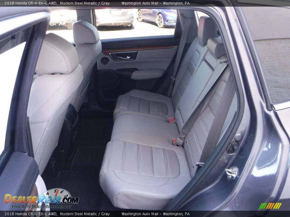 2018 Honda CR-V EX-L AWD Modern Steel Metallic / Gray Photo #24
