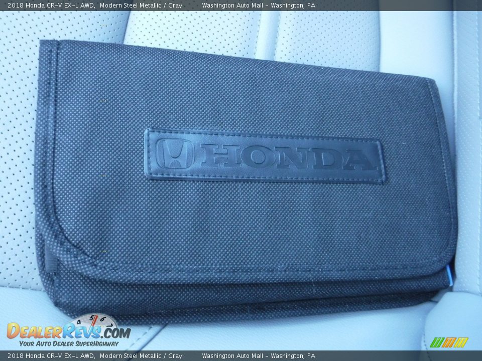 2018 Honda CR-V EX-L AWD Modern Steel Metallic / Gray Photo #27