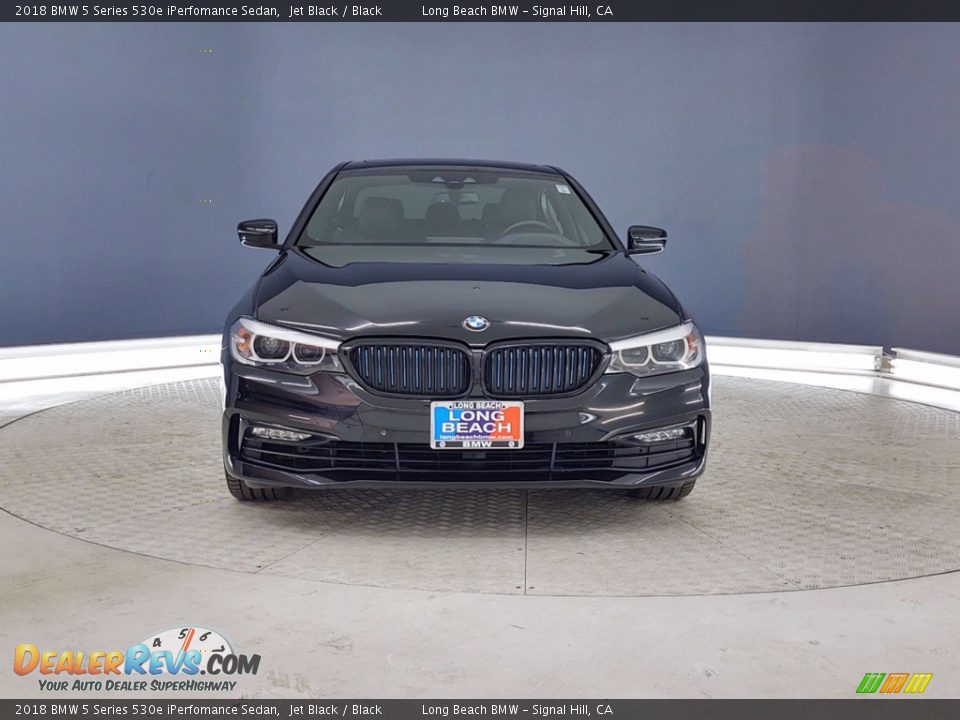 2018 BMW 5 Series 530e iPerfomance Sedan Jet Black / Black Photo #2