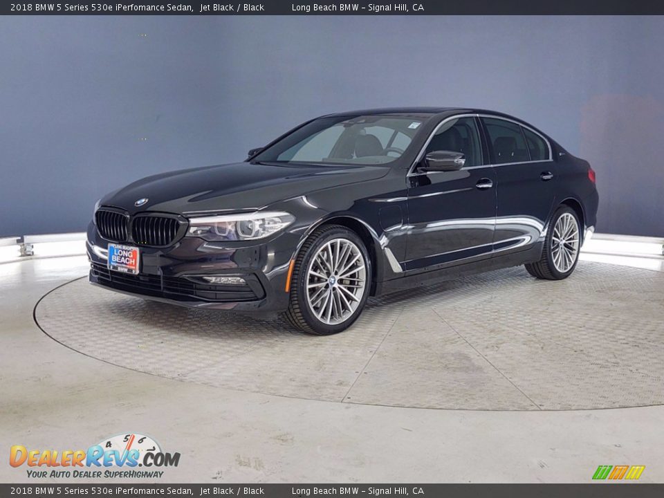 2018 BMW 5 Series 530e iPerfomance Sedan Jet Black / Black Photo #3