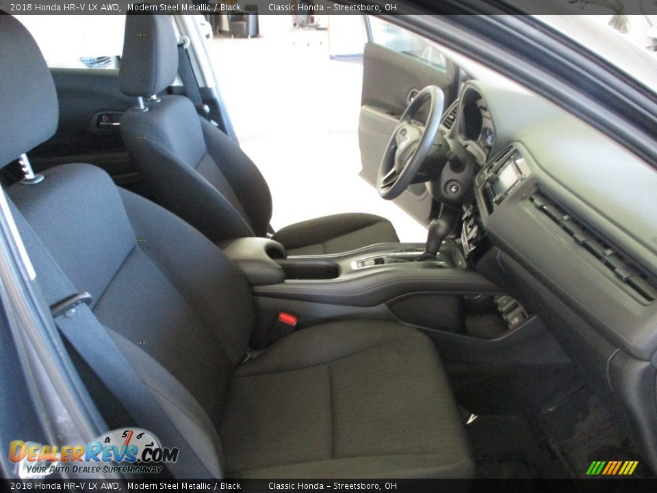 2018 Honda HR-V LX AWD Modern Steel Metallic / Black Photo #16
