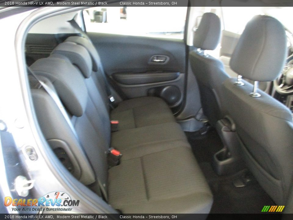 2018 Honda HR-V LX AWD Modern Steel Metallic / Black Photo #19