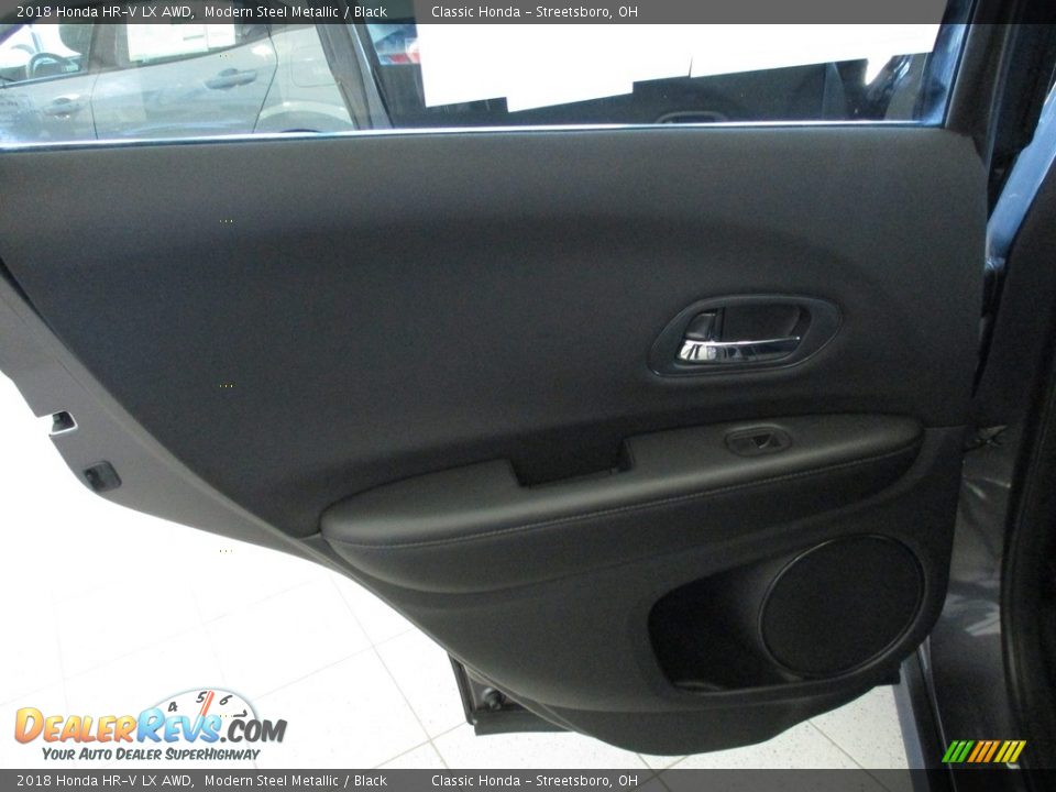 2018 Honda HR-V LX AWD Modern Steel Metallic / Black Photo #22