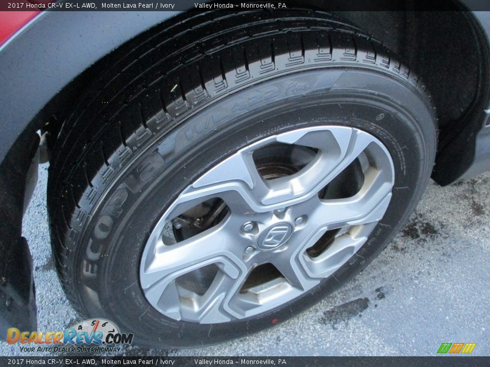 2017 Honda CR-V EX-L AWD Molten Lava Pearl / Ivory Photo #6