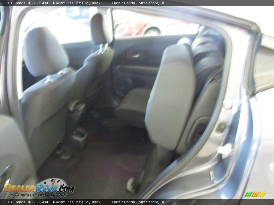 2018 Honda HR-V LX AWD Modern Steel Metallic / Black Photo #25