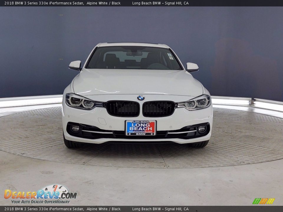 2018 BMW 3 Series 330e iPerformance Sedan Alpine White / Black Photo #2