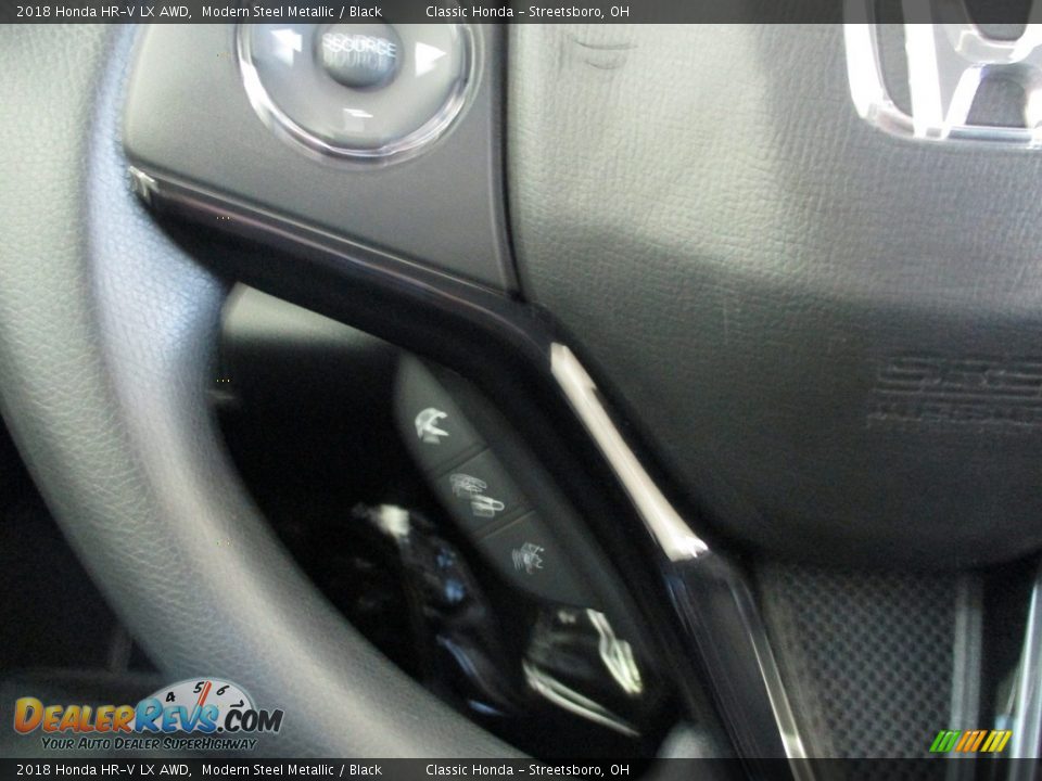 2018 Honda HR-V LX AWD Modern Steel Metallic / Black Photo #31