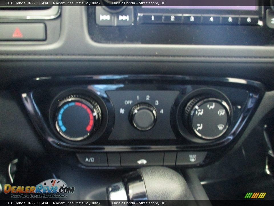 2018 Honda HR-V LX AWD Modern Steel Metallic / Black Photo #34