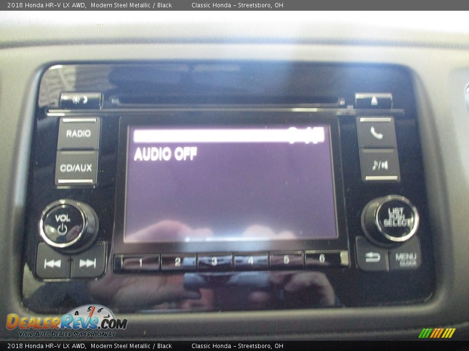 2018 Honda HR-V LX AWD Modern Steel Metallic / Black Photo #35