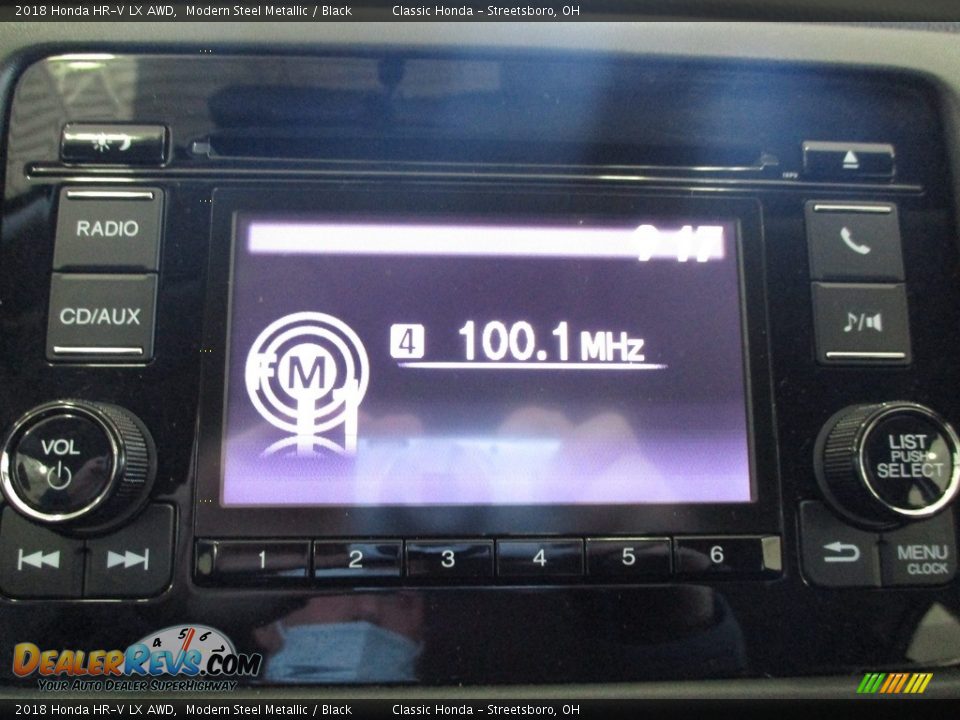 2018 Honda HR-V LX AWD Modern Steel Metallic / Black Photo #36