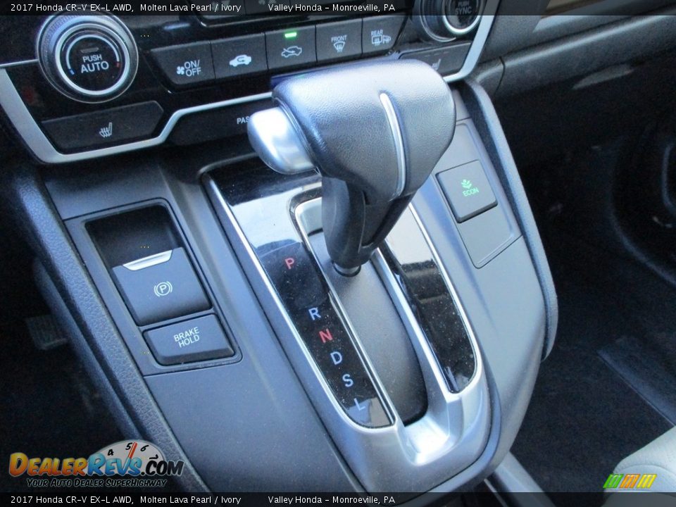 2017 Honda CR-V EX-L AWD Molten Lava Pearl / Ivory Photo #17