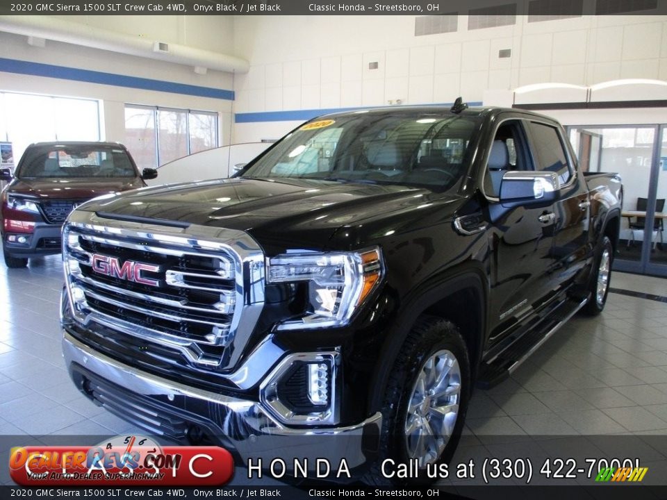2020 GMC Sierra 1500 SLT Crew Cab 4WD Onyx Black / Jet Black Photo #1