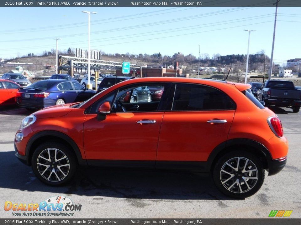 Arancio (Orange) 2016 Fiat 500X Trekking Plus AWD Photo #7