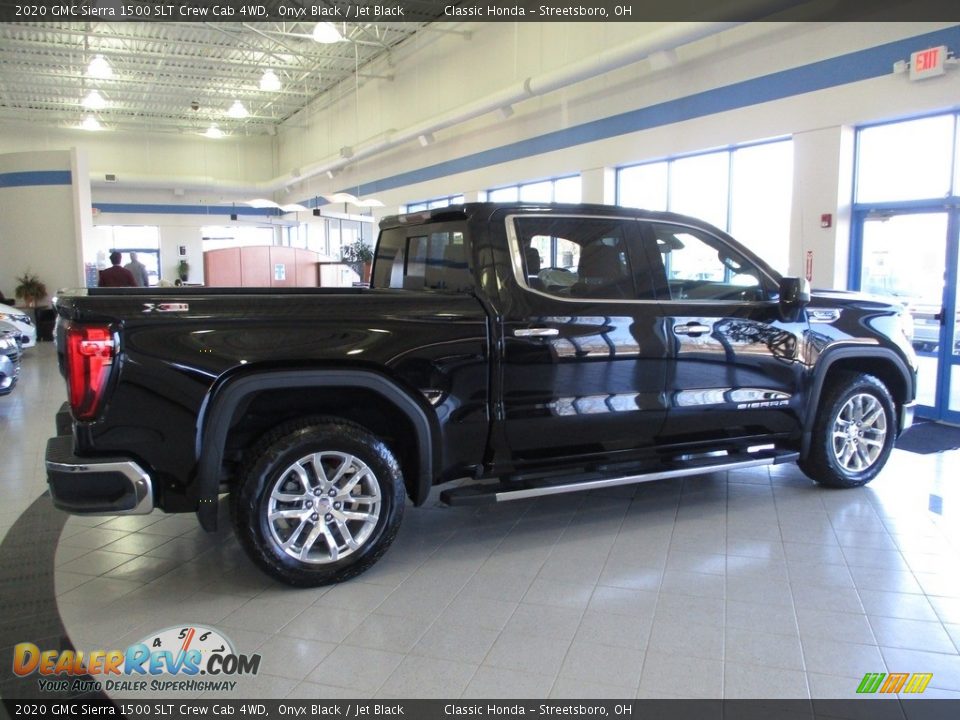 2020 GMC Sierra 1500 SLT Crew Cab 4WD Onyx Black / Jet Black Photo #8