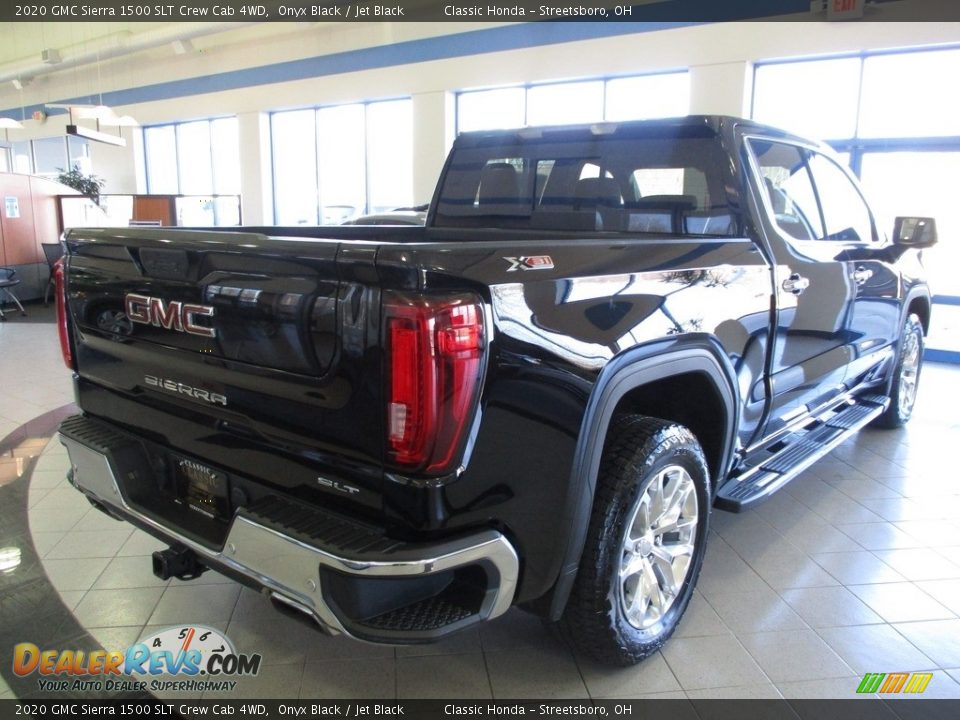 2020 GMC Sierra 1500 SLT Crew Cab 4WD Onyx Black / Jet Black Photo #9