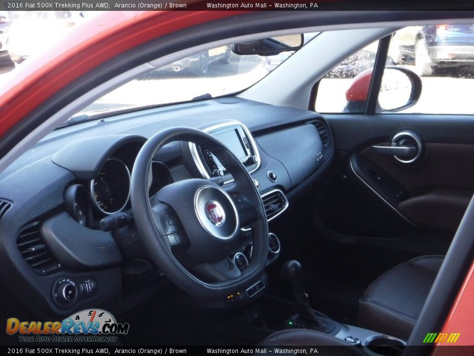 Dashboard of 2016 Fiat 500X Trekking Plus AWD Photo #12