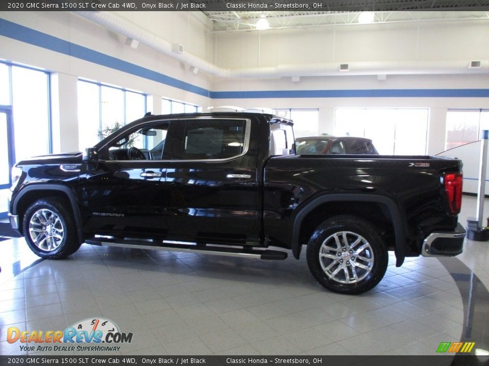 2020 GMC Sierra 1500 SLT Crew Cab 4WD Onyx Black / Jet Black Photo #13