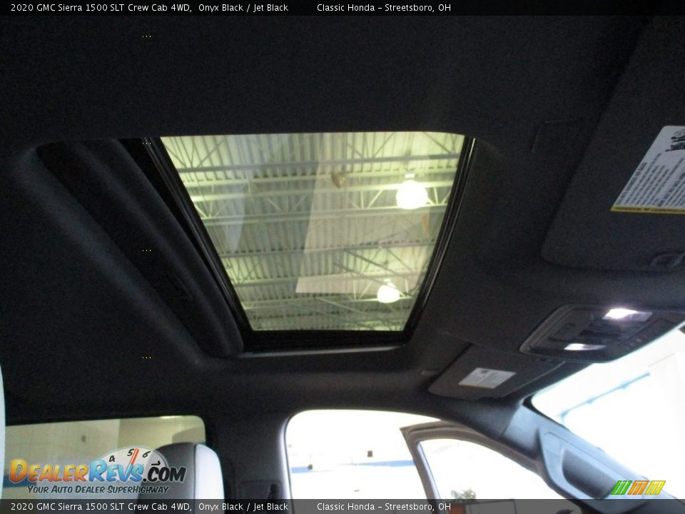 2020 GMC Sierra 1500 SLT Crew Cab 4WD Onyx Black / Jet Black Photo #20
