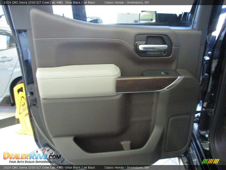 2020 GMC Sierra 1500 SLT Crew Cab 4WD Onyx Black / Jet Black Photo #28