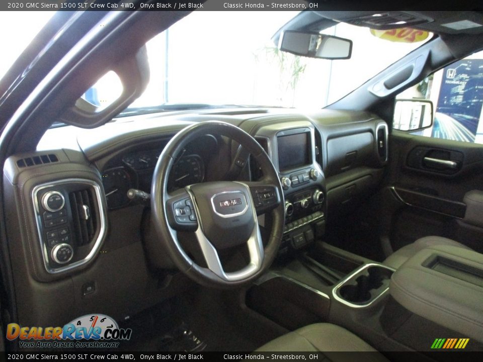 2020 GMC Sierra 1500 SLT Crew Cab 4WD Onyx Black / Jet Black Photo #34