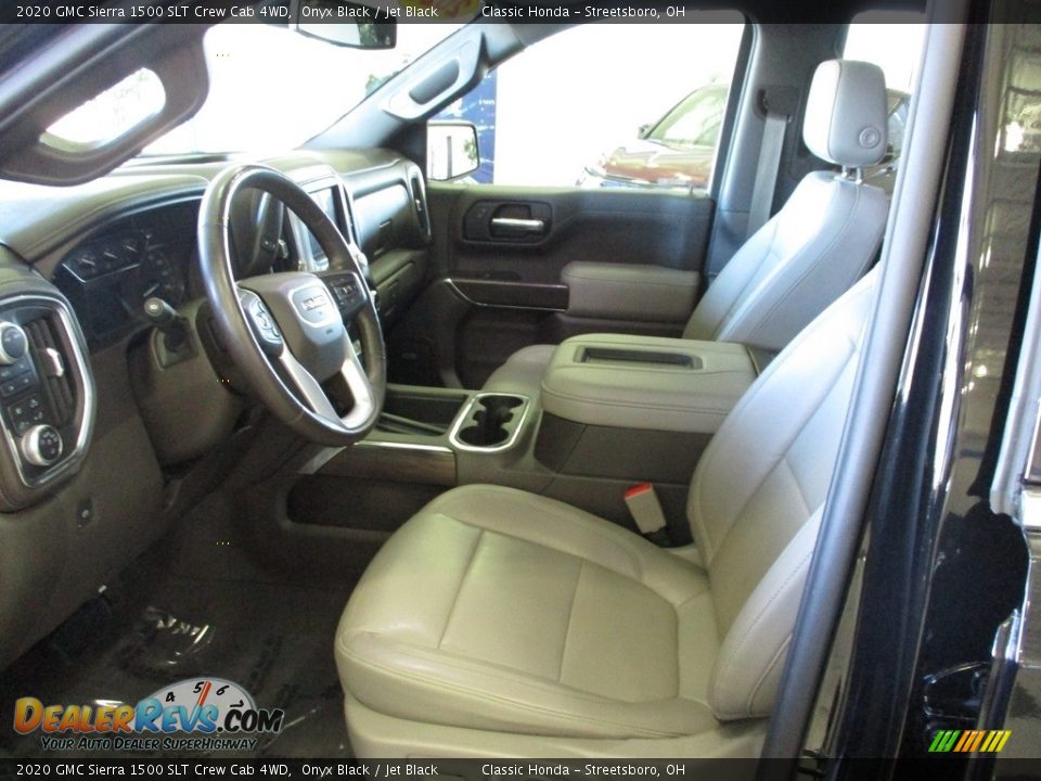 2020 GMC Sierra 1500 SLT Crew Cab 4WD Onyx Black / Jet Black Photo #35