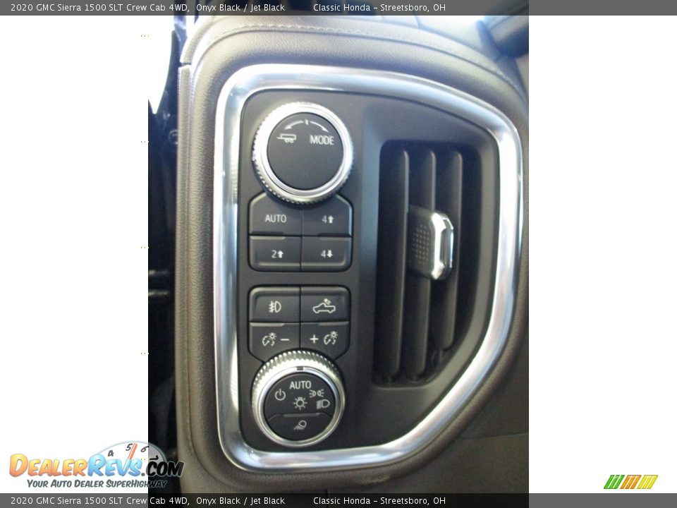 2020 GMC Sierra 1500 SLT Crew Cab 4WD Onyx Black / Jet Black Photo #36