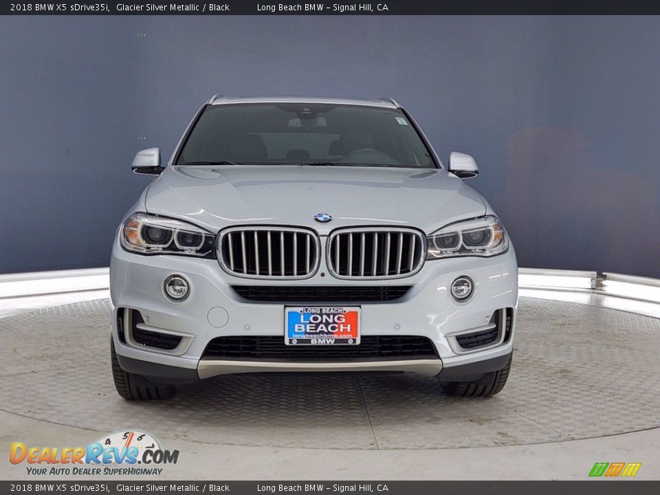 2018 BMW X5 sDrive35i Glacier Silver Metallic / Black Photo #2