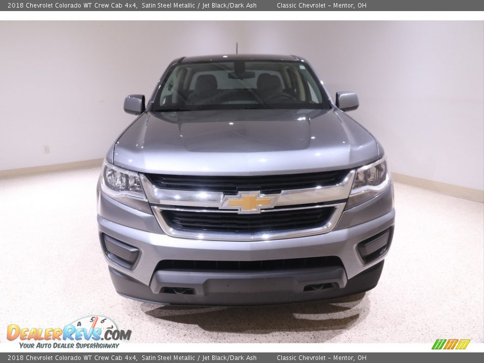 2018 Chevrolet Colorado WT Crew Cab 4x4 Satin Steel Metallic / Jet Black/Dark Ash Photo #2