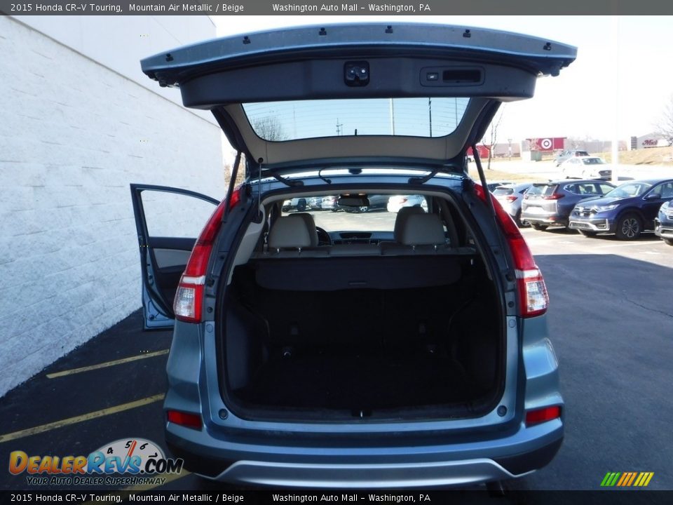 2015 Honda CR-V Touring Mountain Air Metallic / Beige Photo #26