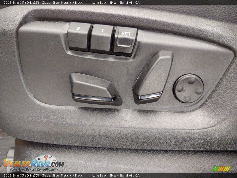 2018 BMW X5 sDrive35i Glacier Silver Metallic / Black Photo #17