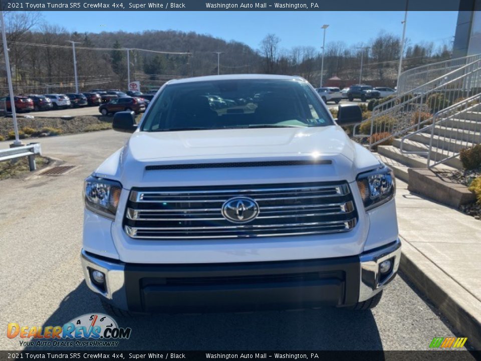 2021 Toyota Tundra SR5 CrewMax 4x4 Super White / Black Photo #11