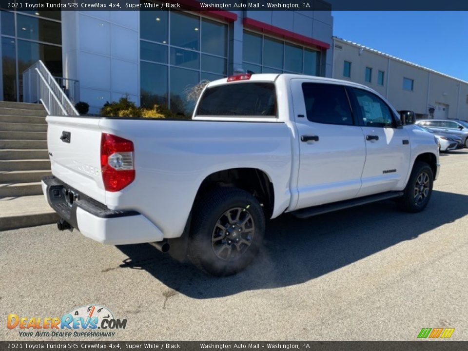 2021 Toyota Tundra SR5 CrewMax 4x4 Super White / Black Photo #13