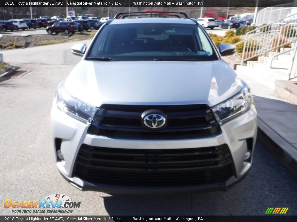 2018 Toyota Highlander SE AWD Celestial Silver Metallic / Black Photo #9