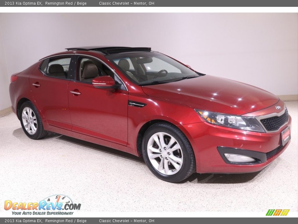 2013 Kia Optima EX Remington Red / Beige Photo #1