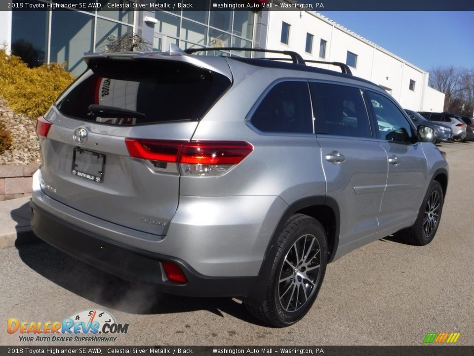 2018 Toyota Highlander SE AWD Celestial Silver Metallic / Black Photo #13