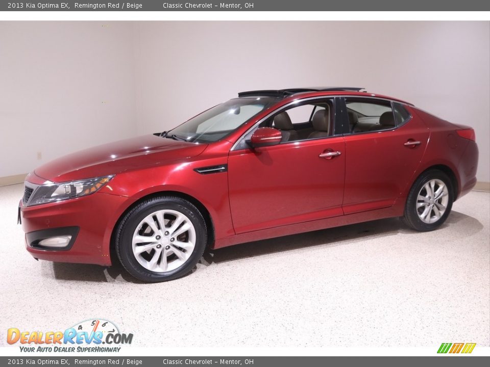 2013 Kia Optima EX Remington Red / Beige Photo #3