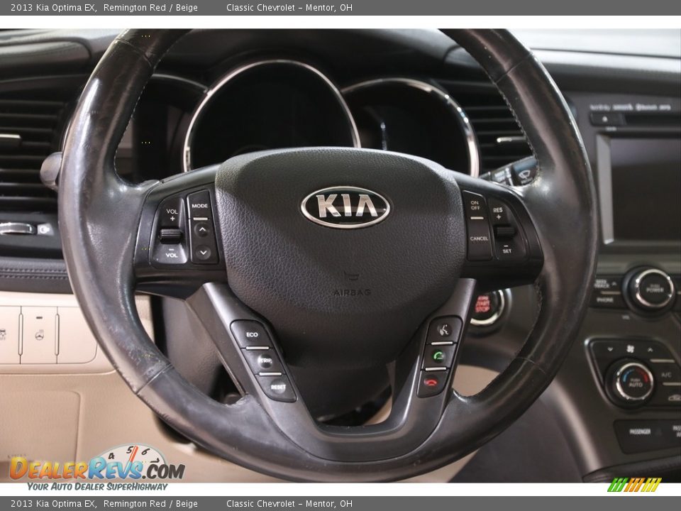 2013 Kia Optima EX Remington Red / Beige Photo #7