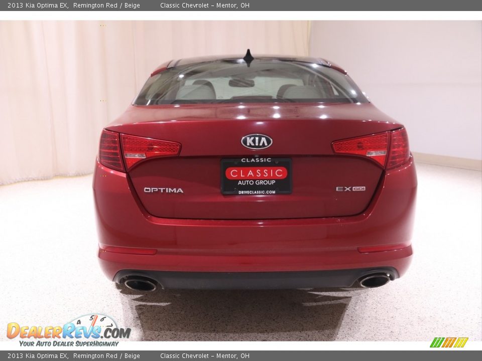 2013 Kia Optima EX Remington Red / Beige Photo #21