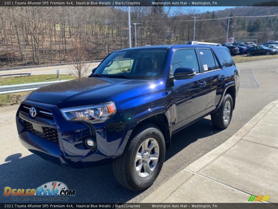 2021 Toyota 4Runner SR5 Premium 4x4 Nautical Blue Metallic / Black/Graphite Photo #13