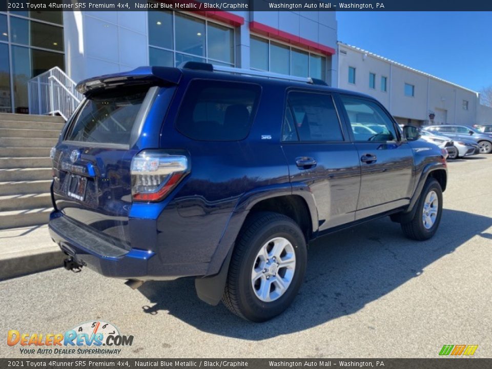 2021 Toyota 4Runner SR5 Premium 4x4 Nautical Blue Metallic / Black/Graphite Photo #14