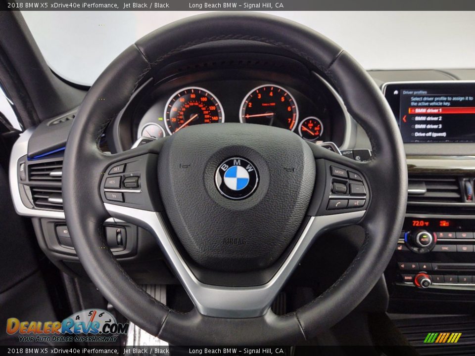 2018 BMW X5 xDrive40e iPerfomance Jet Black / Black Photo #18