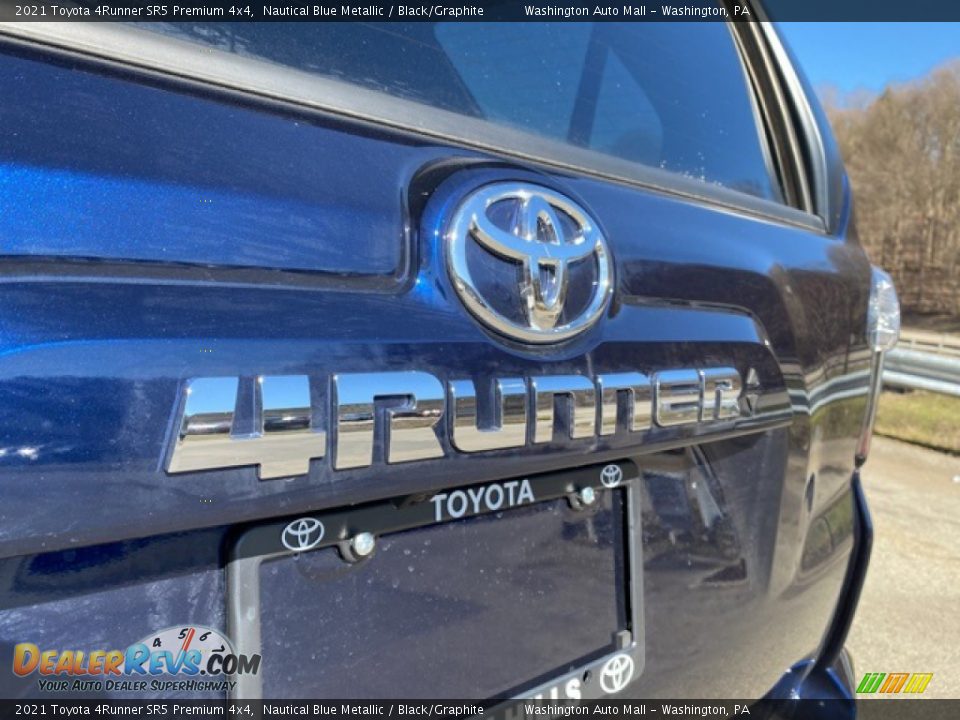 2021 Toyota 4Runner SR5 Premium 4x4 Nautical Blue Metallic / Black/Graphite Photo #23
