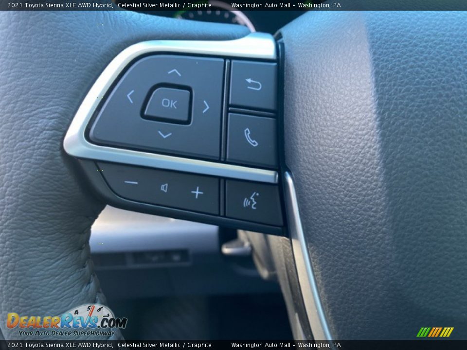 2021 Toyota Sienna XLE AWD Hybrid Celestial Silver Metallic / Graphite Photo #6