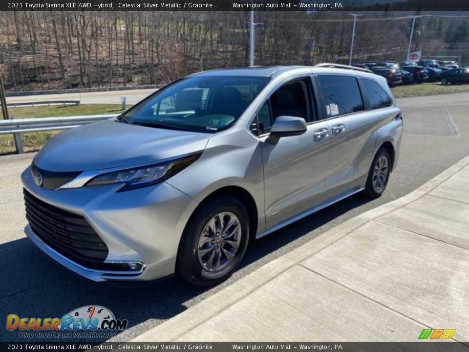 2021 Toyota Sienna XLE AWD Hybrid Celestial Silver Metallic / Graphite Photo #13