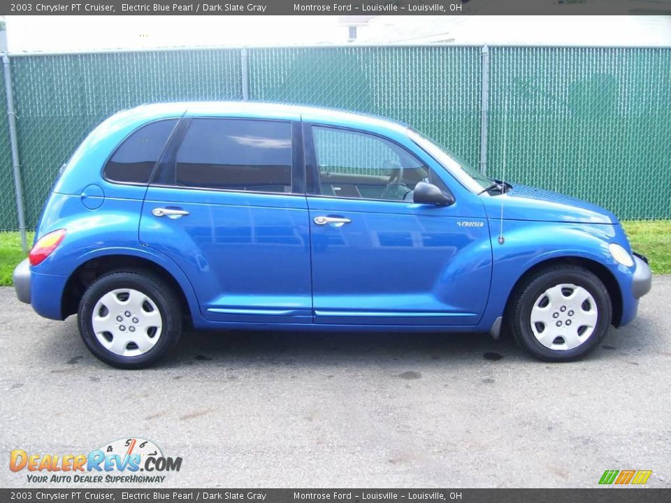 2003 Chrysler PT Cruiser Electric Blue Pearl / Dark Slate Gray Photo #4